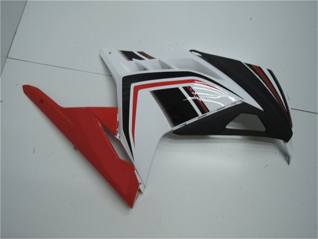 Mejores Carenados Moto Kawasaki Ninja 300 EX300R 2013-2024 - Blanco Rojo Negro
