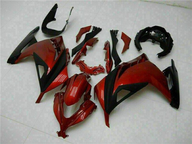 Mejores Carenados Moto Kawasaki Ninja 300 EX300R 2013-2024 - Rojo Negro