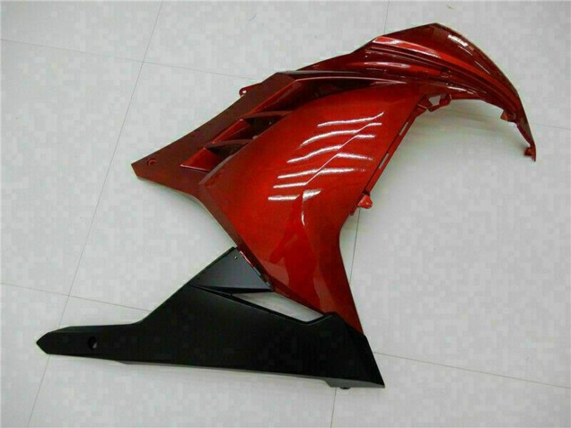 Mejores Carenados Moto Kawasaki Ninja 300 EX300R 2013-2024 - Rojo Negro