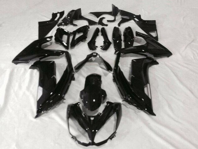Mejores Carenados Moto Kawasaki EX650 2012-2016 - Negro Brillante