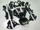 Mejores Carenados Moto Kawasaki Z800 2013-2018 - Negro Brillante Rojo Plata