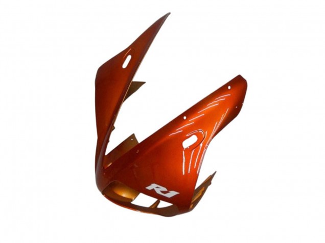 Mejores Carenados Moto Yamaha YZF R1 2002-2003 - Naranja Negro Mate