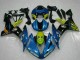 Mejores Carenados Moto Yamaha YZF R1 2004-2006 - Azul Amarillo Tiburón