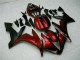 Mejores Carenados Moto Yamaha YZF R1 2004-2006 - Rojo Granate Negro Mate