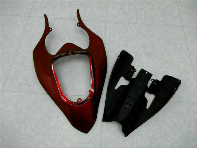 Mejores Carenados Moto Yamaha YZF R1 2004-2006 - Rojo Granate Negro Mate
