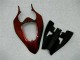 Mejores Carenados Moto Yamaha YZF R1 2004-2006 - Rojo Granate Negro Mate
