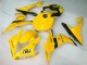 Mejores Carenados Moto Yamaha YZF R1 2004-2006 - Amarillo Negro Brillante Dunlop 50