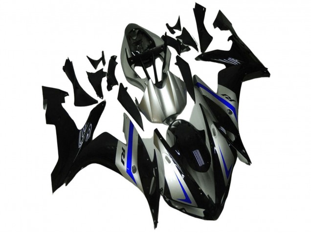 Mejores Carenados Moto Yamaha YZF R1 2004-2006 - Plata Azul Negro