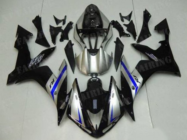 Mejores Carenados Moto Yamaha YZF R1 2004-2006 - Plata Azul Negro