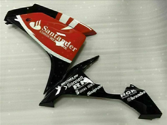 Mejores Carenados Moto Yamaha YZF R1 2007-2008 - Rojo Blanco Negro Fimer Santander 46