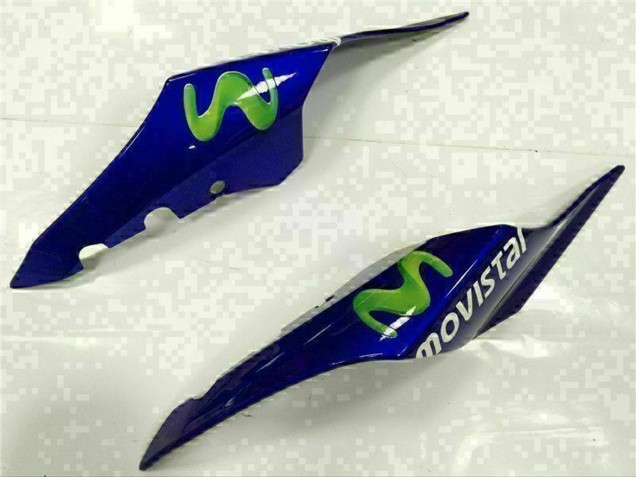 Mejores Carenados Moto Yamaha YZF R1 2015-2019 - Azul Plata Negro Verde MoviStar