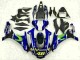 Mejores Carenados Moto Yamaha YZF R1 2015-2019 - Azul Plata Negro Verde MoviStar
