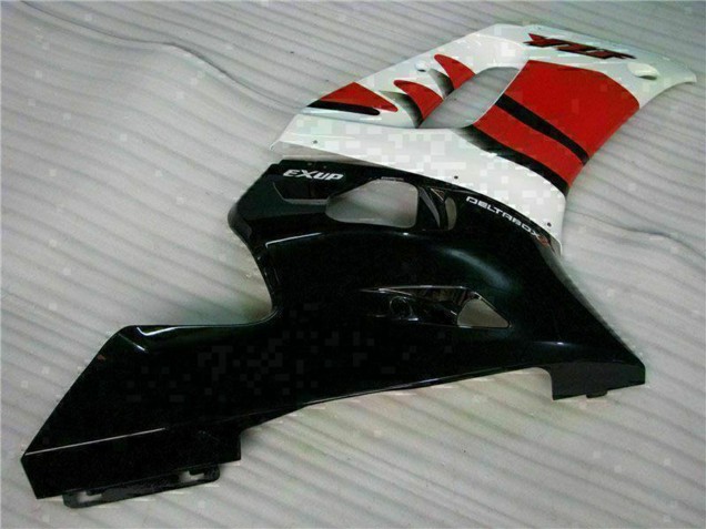 Mejores Carenado Moto Yamaha YZF R6 1998-2002 - Blanco Rojo Negro Brillante