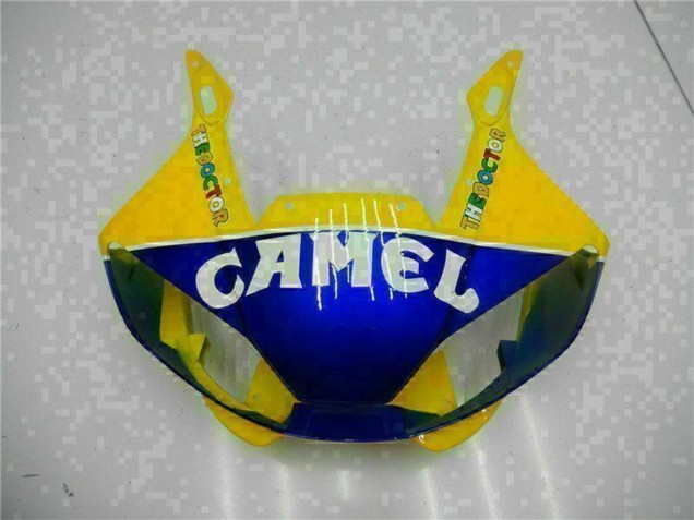 Mejores Carenados Moto Yamaha YZF R6 1998-2002 - Amarillo Azul Blanco Camello Motul