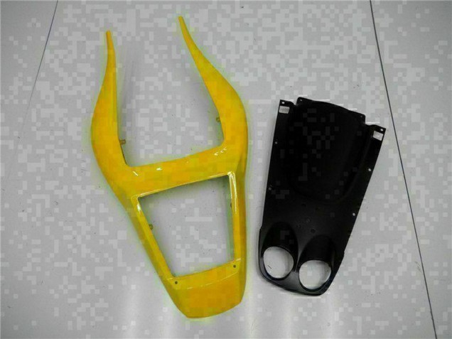 Mejores Carenados Moto Yamaha YZF R6 1998-2002 - Amarillo Azul Blanco Camello Motul
