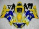 Mejores Carenados Moto Yamaha YZF R6 1998-2002 - Amarillo Azul Blanco Camello Motul