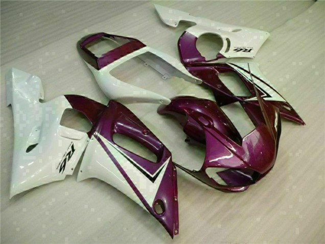 Mejores Carenados Moto Yamaha YZF R6 1998-2002 - Blanco Púrpura