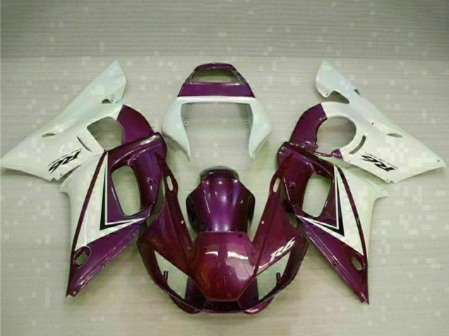 Mejores Carenados Moto Yamaha YZF R6 1998-2002 - Blanco Púrpura