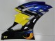 Mejores Carenados Moto Yamaha YZF R6 2006-2007 - Azul Amarillo Negro Brillante Tiburón
