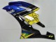 Mejores Carenados Moto Yamaha YZF R6 2006-2007 - Azul Amarillo Negro Brillante Tiburón