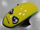 Mejores Carenados Moto Yamaha YZF R6 2006-2007 - Azul Amarillo Negro Brillante Tiburón