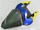 Mejores Carenados Moto Yamaha YZF R6 2006-2007 - Azul Amarillo Negro Brillante Tiburón