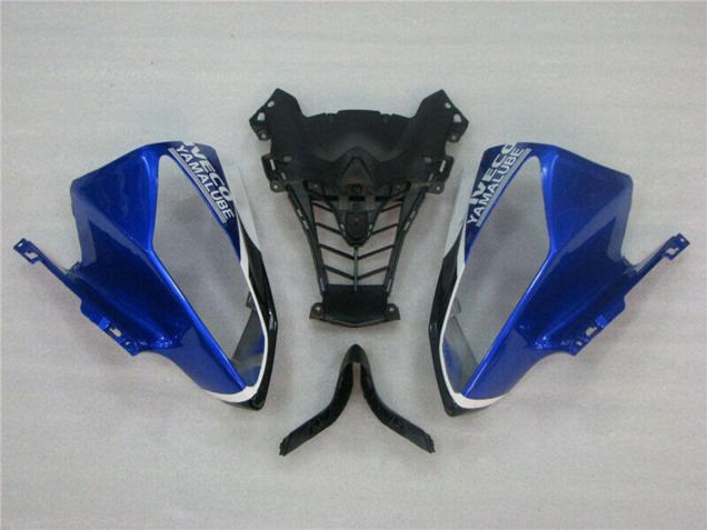 Mejores Carenados Moto Yamaha YZF R6 2008-2016 - Blanco Azul Negro ENEOS Semakin Didepan