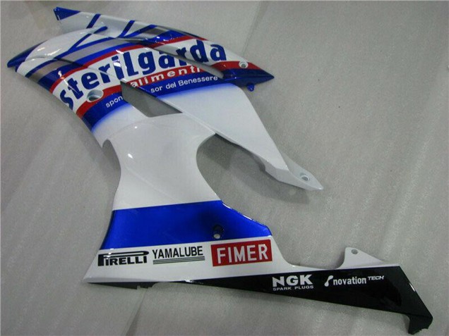 Mejores Carenados Moto Yamaha YZF R6 2008-2016 - Blanco Azul Rojo Sterilgarda Volvo Fimer Yamalube