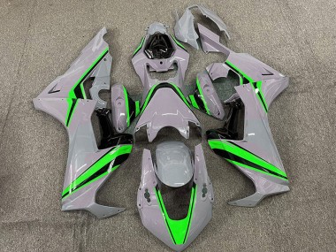 Mejores Carenados Moto Honda CBR1000RR 2017-2023 - Nardo Gris Verde Raya