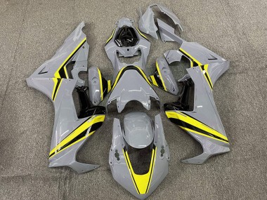 Mejores Carenados Moto Honda CBR1000RR 2017-2023 - Nardo Gris Amarillo Raya