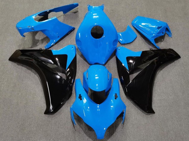 Mejores Carenados Moto Honda CBR1000RR 2008-2011 - Bebé Azul Negro Brillante