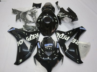 Mejores Carenados Moto Honda CBR1000RR 2008-2011 - Negro Brillante Azul Blanco Repsol