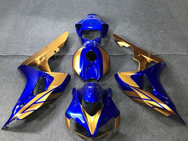 Mejores Carenados Moto Honda CBR1000RR 2006-2007 - Oro Azul