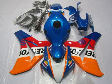 Mejores Carenados Moto Honda CBR1000RR 2008-2011 - Naranja Blanco Rojo Azul Repsol