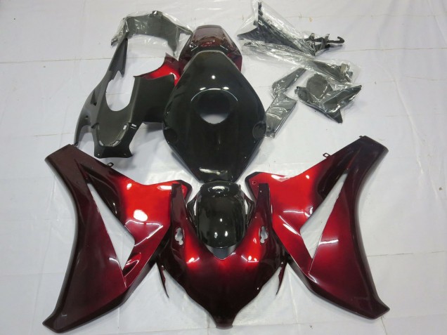 Mejores Carenados Moto Honda CBR1000RR 2008-2011 - Rojo Caramelo Negro