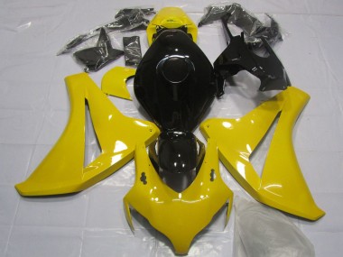 Mejores Carenado Moto Honda CBR1000RR 2008-2011 - Amarillo Negro Brillante