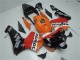 Mejores Kits Carenado Moto Honda CBR600RR 2003-2004 - Naranja Blanco Rojo Negro Brillante Repsol