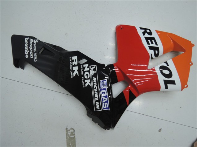 Mejores Kits Carenado Moto Honda CBR600RR 2003-2004 - Naranja Blanco Rojo Negro Brillante Repsol