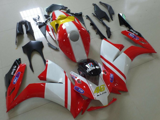 Mejores Carenados Moto Honda CBR1000RR 2012-2016 - Blanco Rojo Amarillo Azul Ducati Estilo