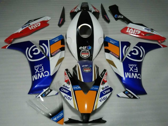Mejores Carenados Moto Honda CBR1000RR 2012-2016 - Blanco Azul Naranja Rojo Negro Elf