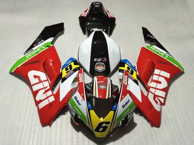 Mejores Carenados Moto Honda CBR1000RR 2004-2005 - Blanco Rojo Verde Amarillo Negro Brillante Givi 6