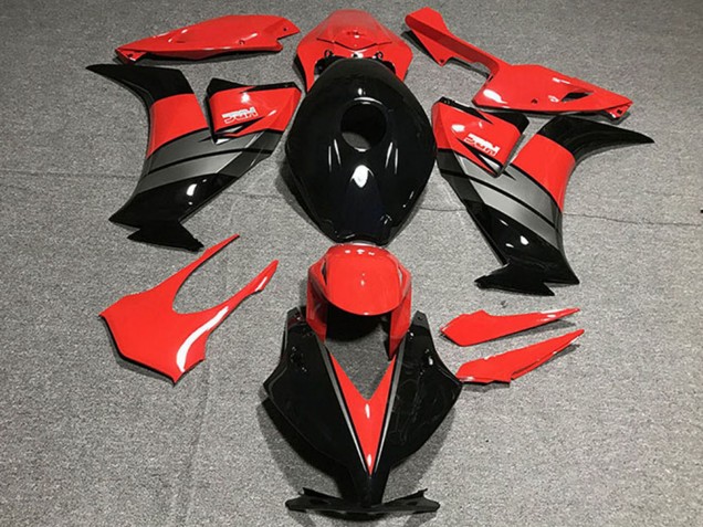 Mejores Carenados Moto Honda CBR1000RR 2012-2016 - Rojo Gris Negro Brillante