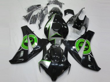 Mejores Carenados Moto Honda CBR1000RR 2008-2011 - Plata Verde Negro Brillante