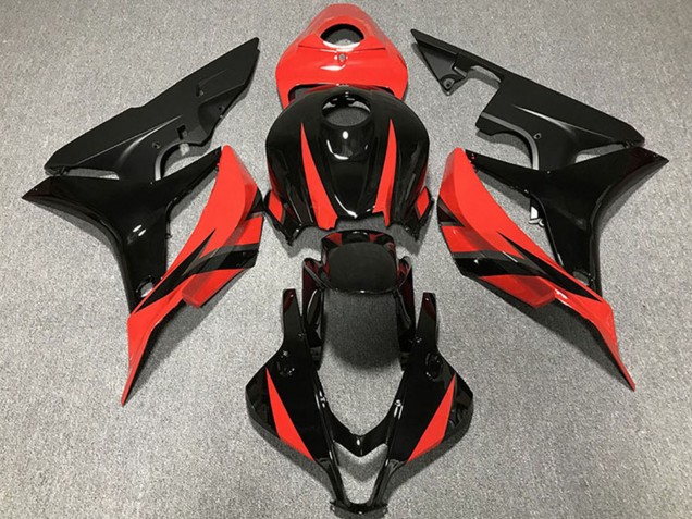 Mejores Carenados Moto Honda CBR600RR 2007-2008 - Rojo Negro Brillante
