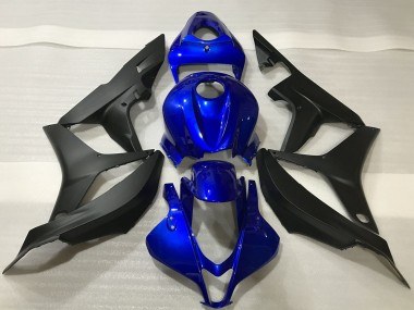 Mejores Kits Carenado Moto Honda CBR600RR 2007-2008 - Azul Negro Mate