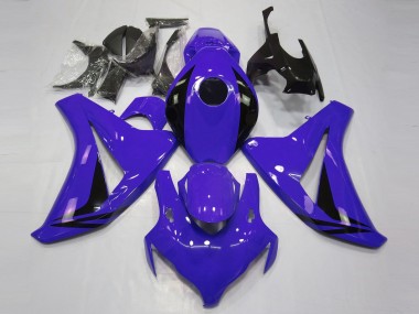Mejores Carenados Moto Honda CBR1000RR 2008-2011 - Azul Negro Brillante OEM Estilo