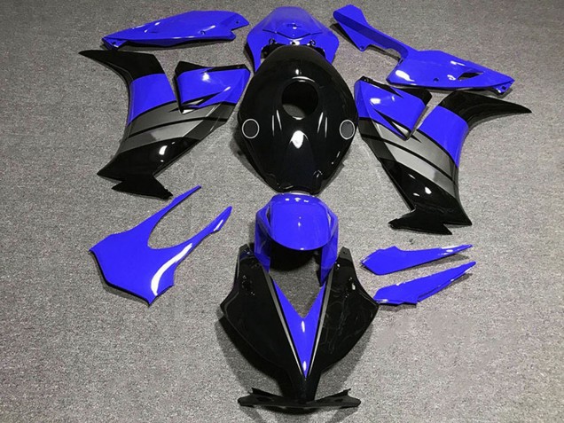 Mejores Carenados Moto Honda CBR1000RR 2012-2016 - Azul Gris Negro Brillante
