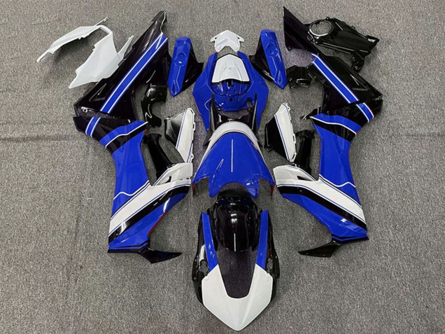 Mejores Carenados Moto Honda CBR1000RR 2017-2023 - Blanco Azul Negro Brillante