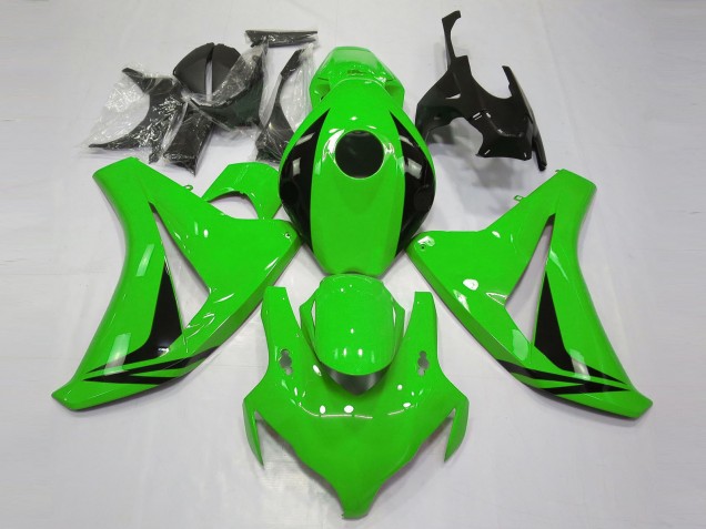 Mejores Carenados Moto Honda CBR1000RR 2008-2011 - Verde Negro Brillante OEM Estilo