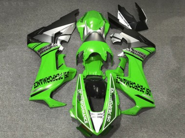 Mejores Carenados Moto Honda CBR1000RR 2017-2023 - Verde Blanco Plata Negro Mate DSI Performance